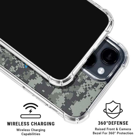 NHL St. Louis Blues Camo iPhone 14 Clear Case